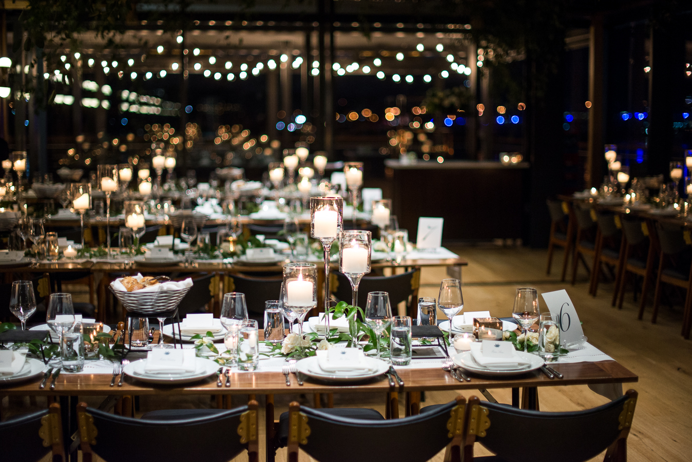 Candlelit Wedding Reception at District Winery in Washington DC