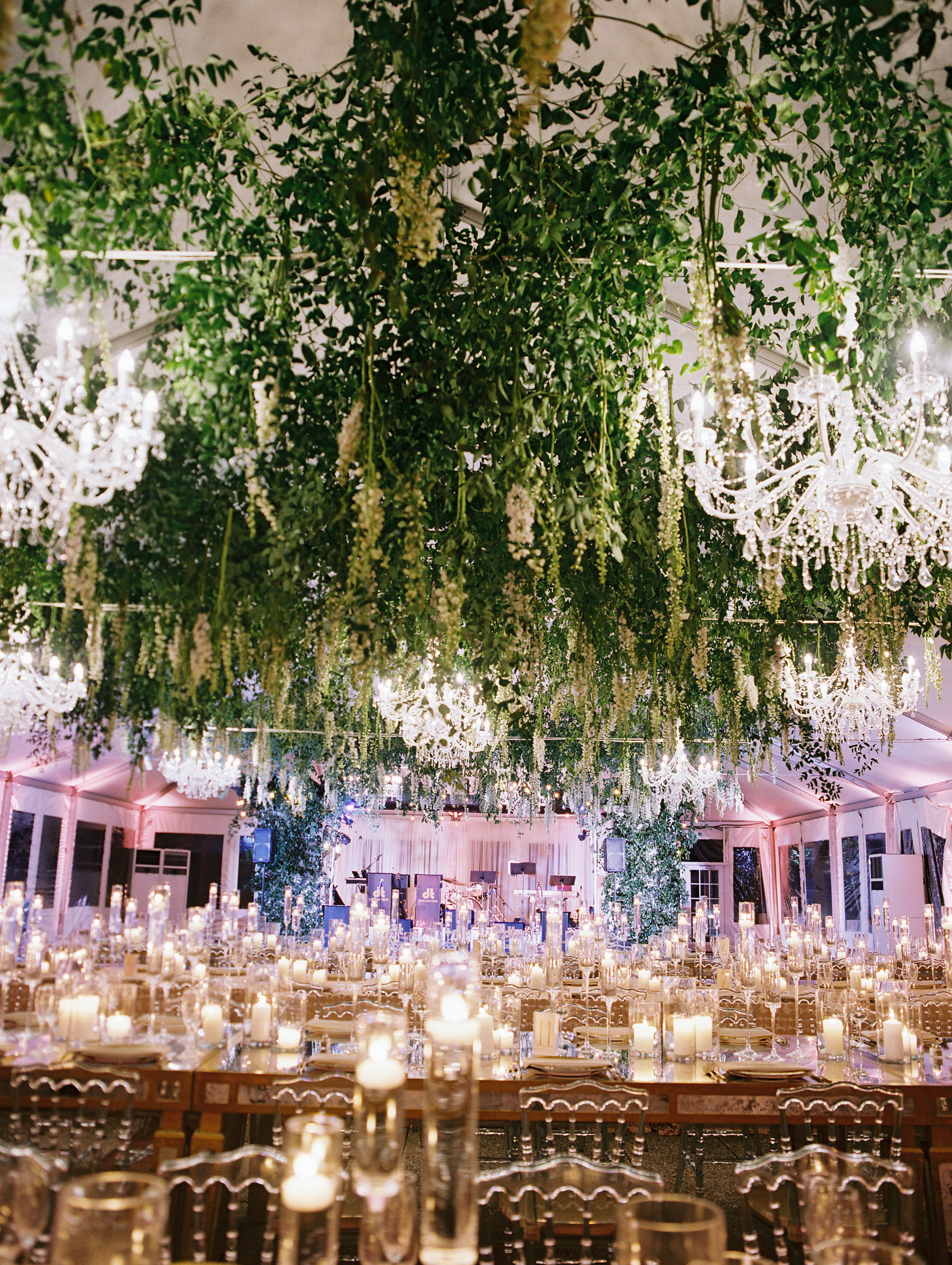 Wedding with Flower Ceiling at Congressional Country Club in Maryland