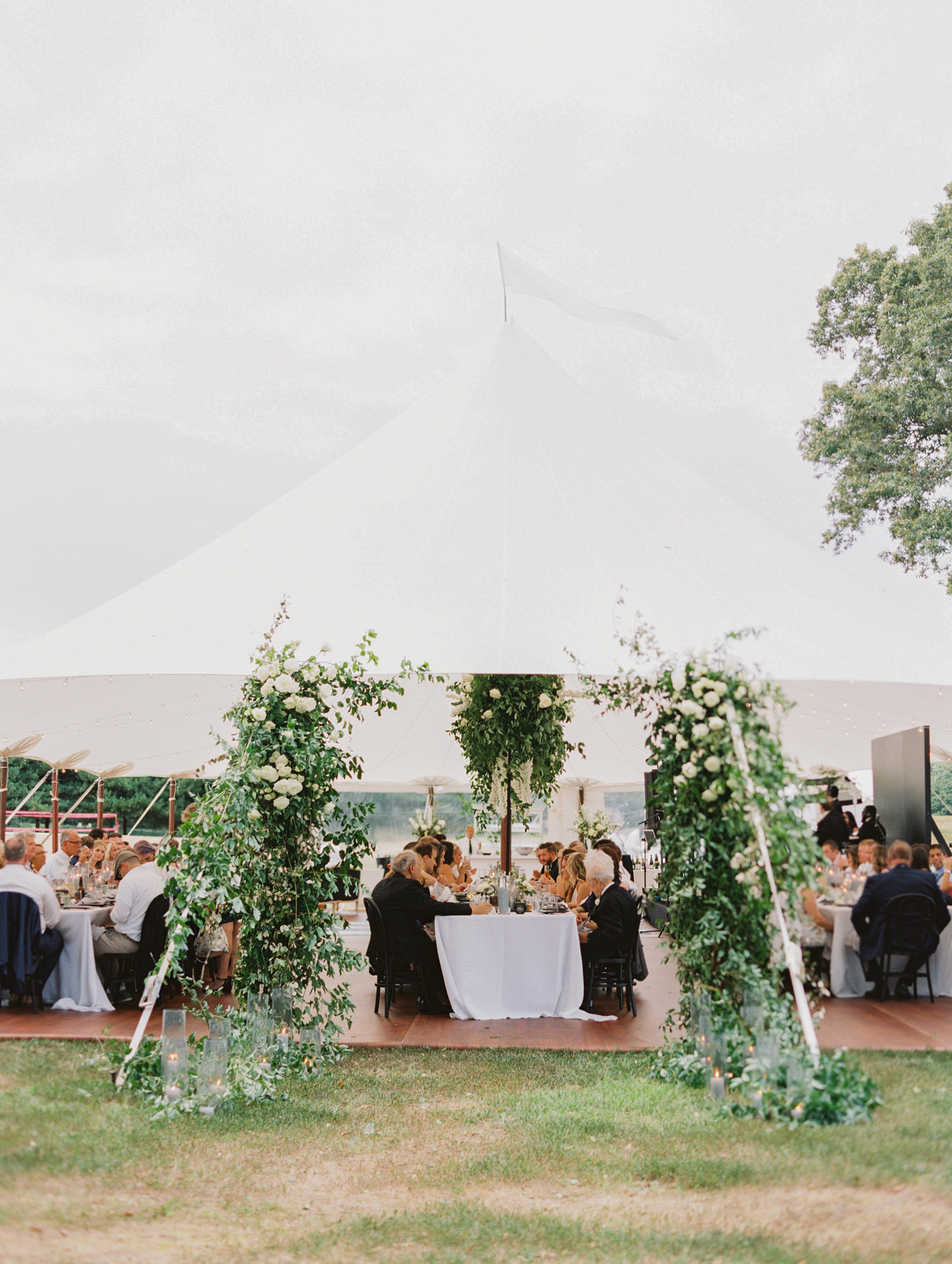 Wedding Reception Tent at Wye River Estate on Maryland's Eastern Shore